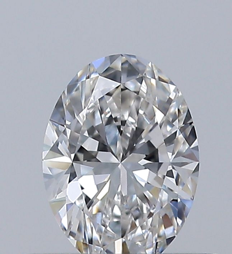 0.4 carat F-VVS1 Natūralus Oval Deimantas (1)