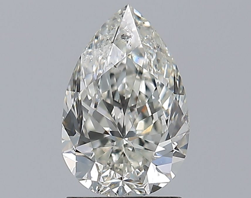 1.7 carat J-SI1 Natūralus Pear Deimantas (1)