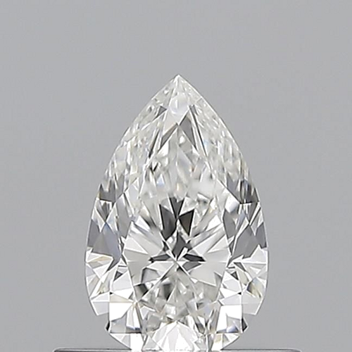 0.5 carat F-VVS2 Natūralus Pear Deimantas (1)
