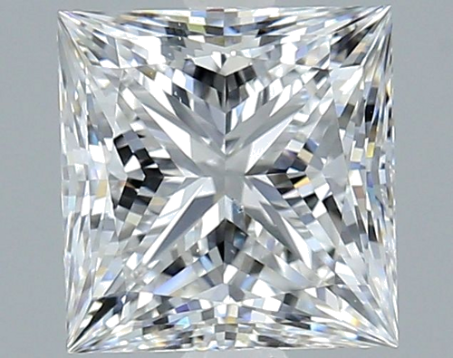 3.01 carat E-VS2 Natūralus Princess Deimantas (1)