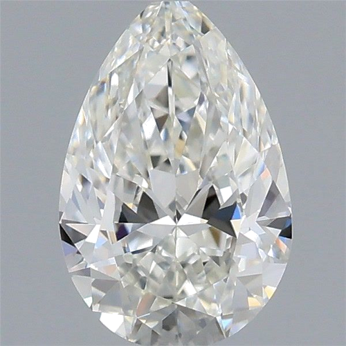 0.4 carat I-VS2 Natūralus Pear Deimantas (1)