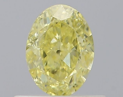 0.51 carat Fancy Intense Yellow-VS1 Natūralus Oval Deimantas (1)