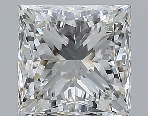 2.0 carat I-VS2 Natūralus Princess Deimantas (1)