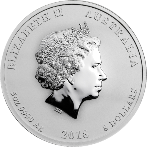 5 oz Year Of the Dog 2018 Australia silver coin (2)