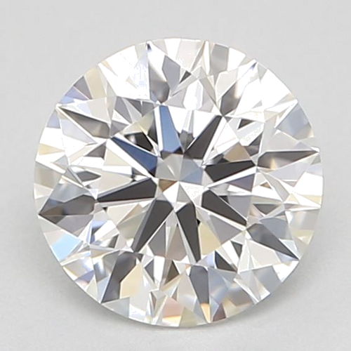 0.59 carat F-VVS2 Excellent cut Natūralus Round Deimantas (1)