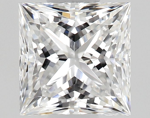 0.51 carat D-SI1 Natūralus Princess Deimantas (1)
