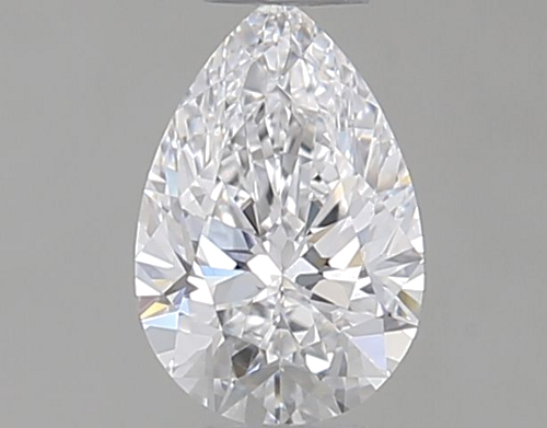 0.33 carat D-VVS1 Natūralus Pear Deimantas (1)