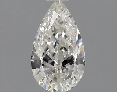 0.5 carat I-VS2 Natūralus Pear Deimantas (1)