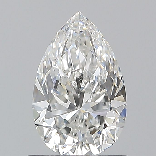 1.01 carat G-SI2 Natūralus Pear Deimantas (1)