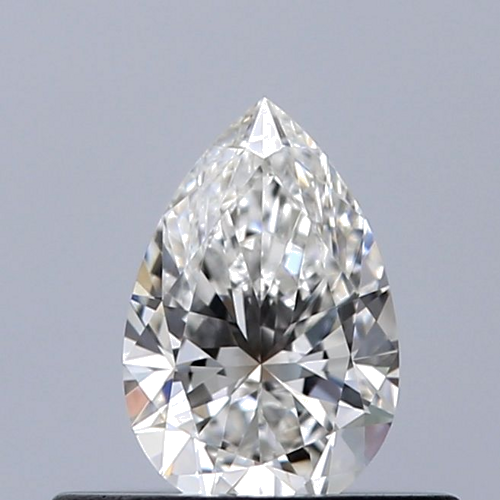 0.31 carat F-VVS1 Natūralus Pear Deimantas (1)