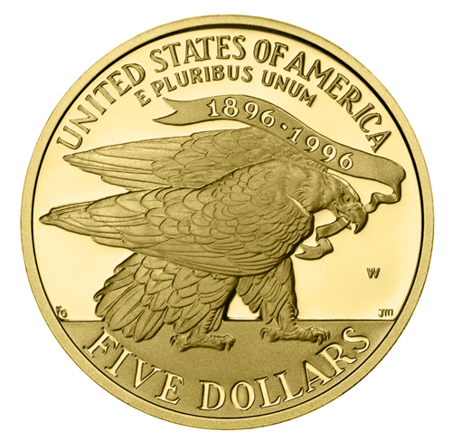 1995 Olympic Torch Relay USA Gold Coin (2)
