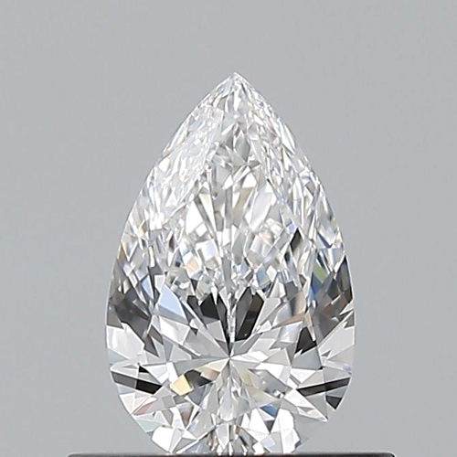 0.5 carat D-VVS2 Natūralus Pear Deimantas (1)