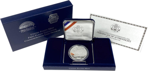 1 Dollar First Flight 2003 USA Silver Coin (1)