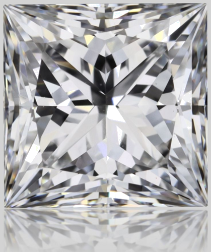 1.01 carat D-VS2 Natūralus Princess Deimantas (1)