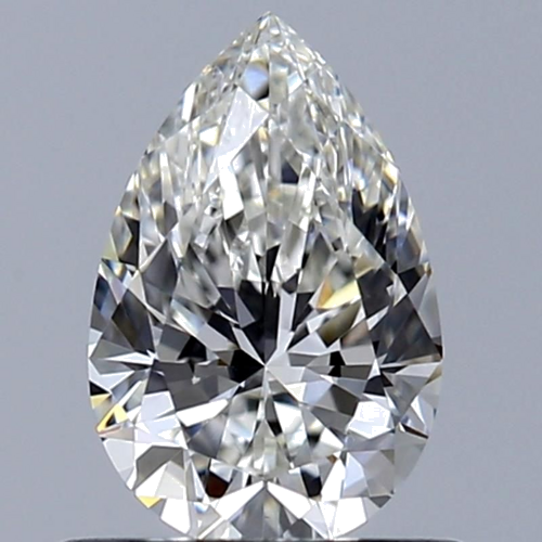 0.6 carat G-VVS1 Natūralus Pear Deimantas (1)