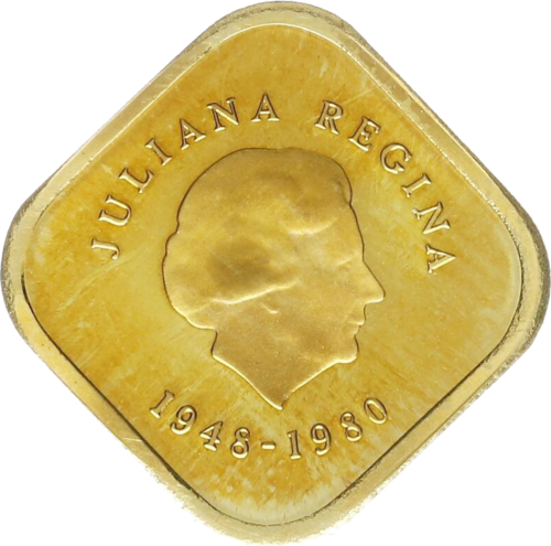 300 Guldenų Juliana 1980 Nyderlandai auksinė moneta (1)