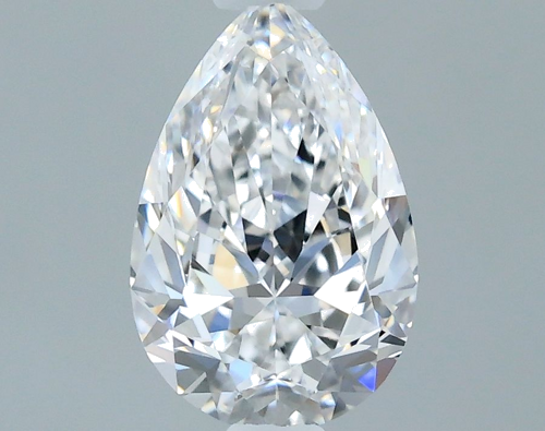 0.52 carat E-IF Natūralus Pear Deimantas (1)