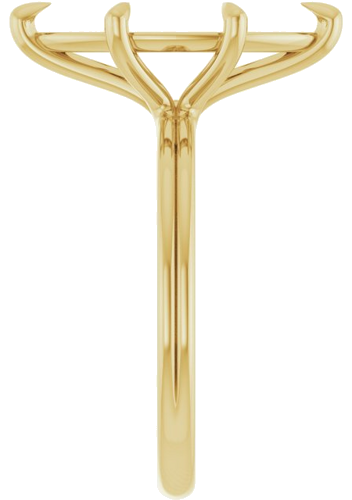 Sužadėtuvių Žiedas „Claw-Prong Solitaire“ 14k yellow gold Marquise 16mm x 8mm (4)