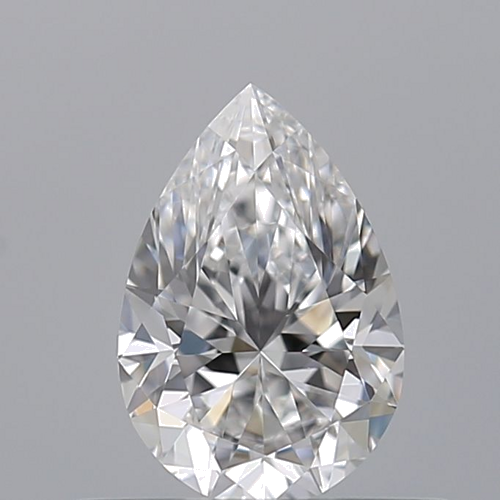 0.5 carat D-VVS2 Natūralus Pear Deimantas (1)