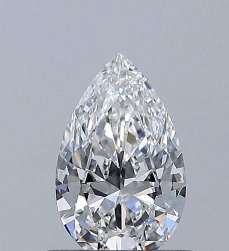 0.55 carat F-IF Natūralus Pear Deimantas (1)