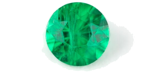 0.17 carat GREEN Round Smaragdas (1)