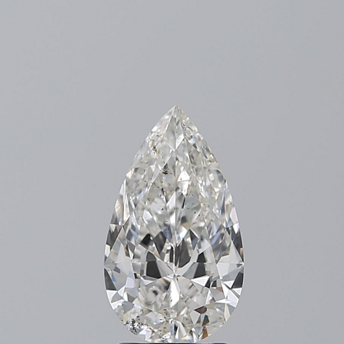2.01 carat G-SI2 Natūralus Pear Deimantas (1)