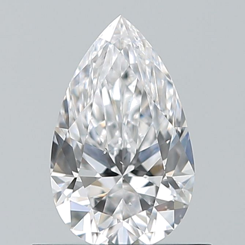 0.61 carat D-SI1 Natūralus Pear Deimantas (1)