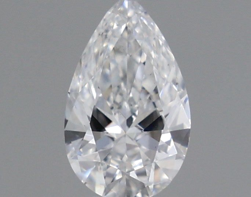 0.18 carat D-VS2 Natūralus Pear Deimantas (1)