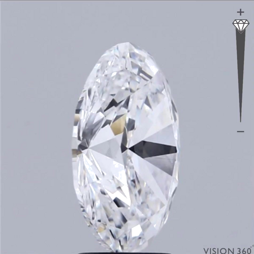 3.91 carat D-SI1 Natūralus Oval Deimantas (1)