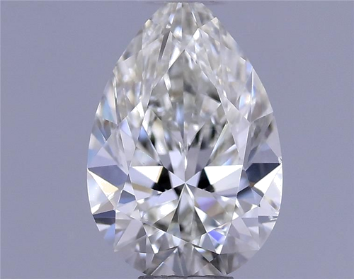0.4 carat I-VS2 Natūralus Pear Deimantas (1)