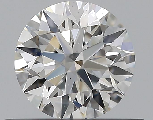 0.5 carat F-SI1 Excellent cut Natūralus Round Deimantas (1)