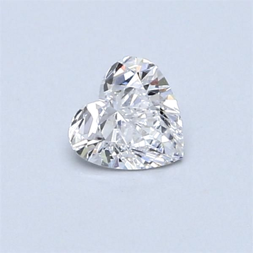 0.4 carat E-VVS2 Natūralus Heart Deimantas (1)