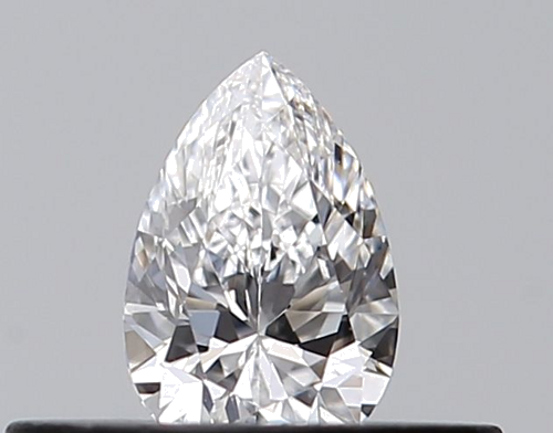 0.23 carat D-VS2 Natūralus Pear Deimantas (1)