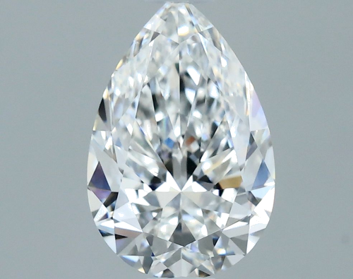 0.7 carat E-SI1 Natūralus Pear Deimantas (1)