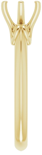 Sužadėtuvių Žiedas „Solitaire“ 14k yellow gold Round 5.8mm (4)