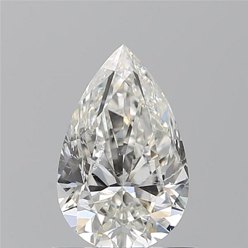 0.9 carat I-SI2 Natūralus Pear Deimantas (1)