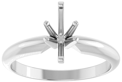 Sužadėtuvių Žiedas „Heavy Solitaire“ 585 Baltojo Aukso Marquise 8.5mm x 4.5mm (3)