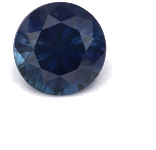 0.58 carat BLUE Round Safyras (1)