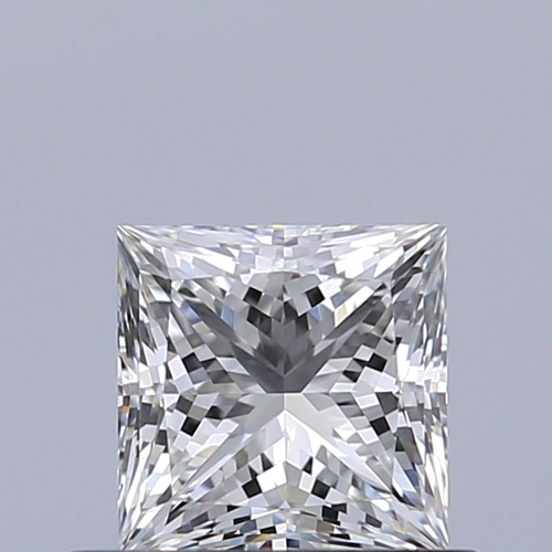 0.6 carat G-VVS2 Natūralus Princess Deimantas (1)