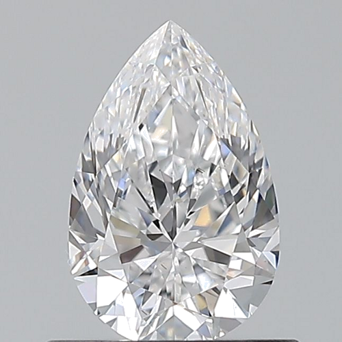 0.7 carat D-VS2 Natūralus Pear Deimantas (1)