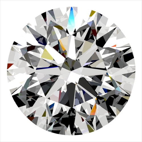 0.3 carat G-SI1 Excellent cut Natūralus Round Deimantas (1)
