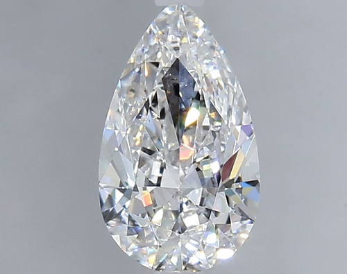1.0 carat E-VS2 Natūralus Pear Deimantas (1)