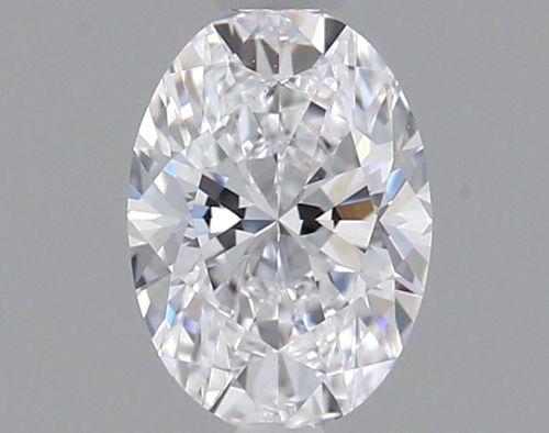 0.4 carat D-VVS2 Natūralus Oval Deimantas (1)