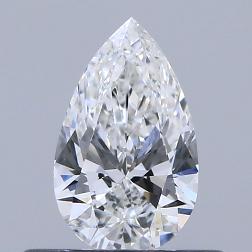 0.4 carat F-VS2 Natūralus Pear Deimantas (1)