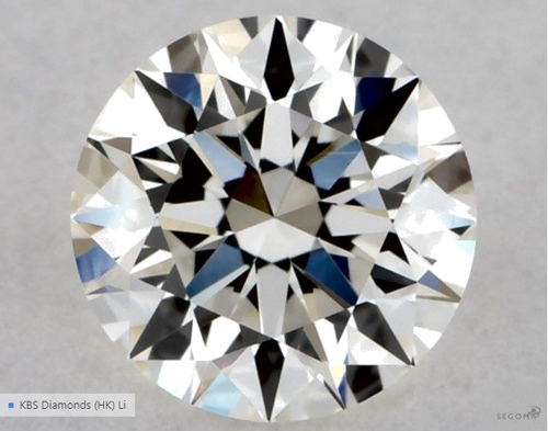 0.3 carat J-VVS2 Excellent cut Natūralus Round Deimantas (1)