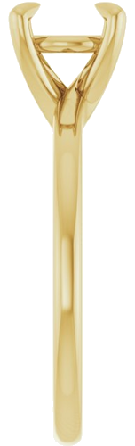 Sužadėtuvių Žiedas 14k yellow gold Round 7mm (4)