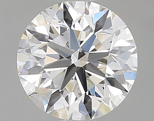 0.5 carat I-SI1 Excellent cut Natūralus Round Deimantas (1)