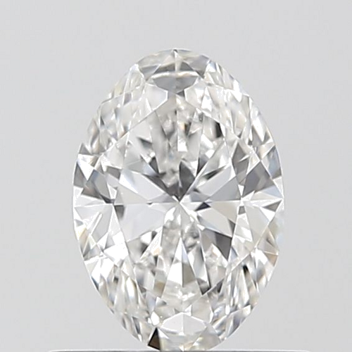 0.51 carat F-VVS2 Natūralus Oval Deimantas (1)