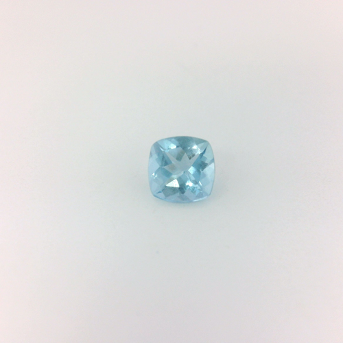 0.49 carat BLUE Cushion Aquamarine (1)