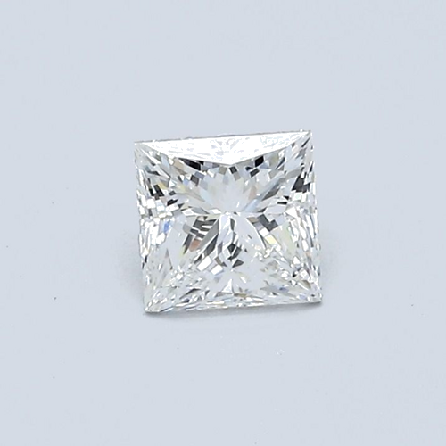 0.48 carat F-VVS1 Natūralus Princess Deimantas (1)